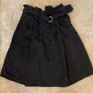 Gap high waisted midi black skirt